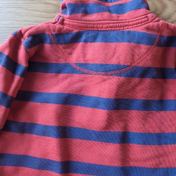 Mini Boden - Half zip Striped Kids Pullover - Red and Blue - 3-4Y - Picture 5 of 8
